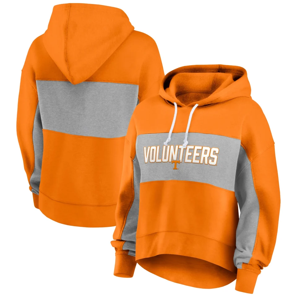 Dining Women's Fanatics Branded Tennessee Orange Tennessee Volunteers Filled Stat Sheet Pullover Hoodie
