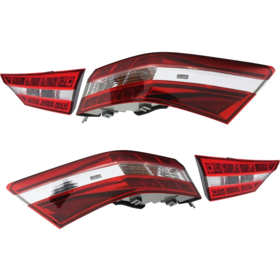 Baking Tail Light For 2013-2015 Toyota Avalon Driver and Passenger Side