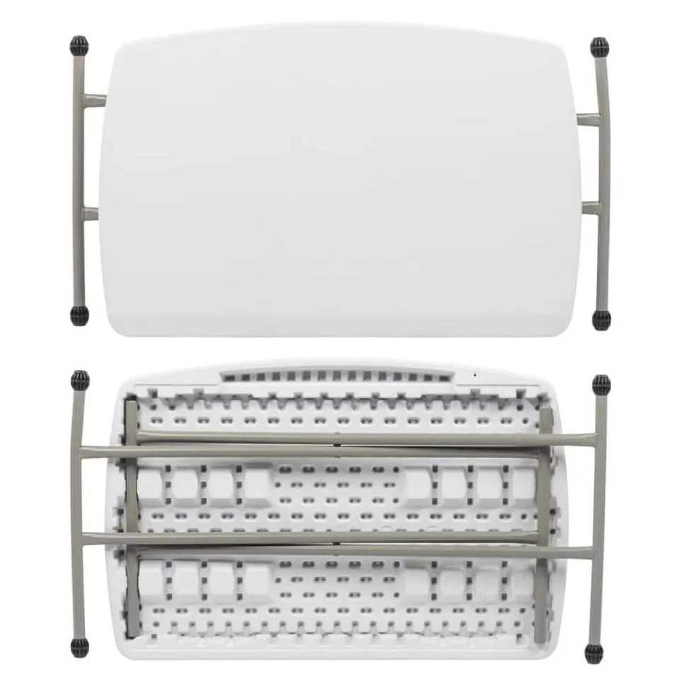 Essential Best-Selling Fithood 76*50*70.5cm Liftable Garden Plastic Table White