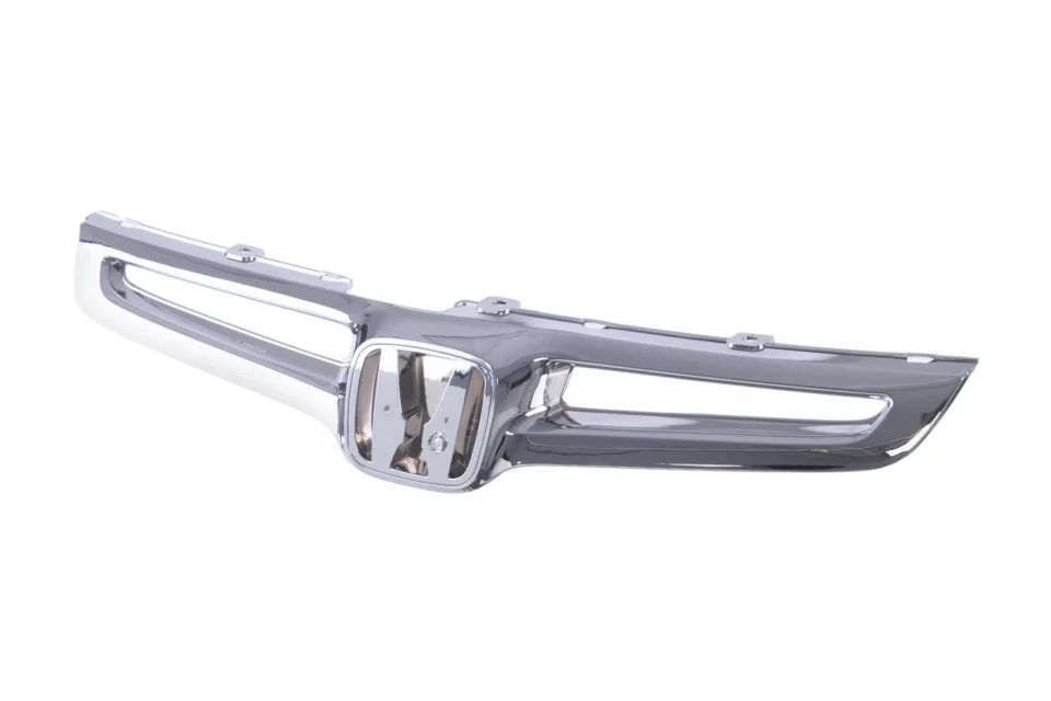 Glossy Tomoka Replacement Parts Front Grille Grill Assembly Chrome Shell And Insert Compatible With Honda Accord 2003 2004 2005 Sedan EX LX DX Hybrid