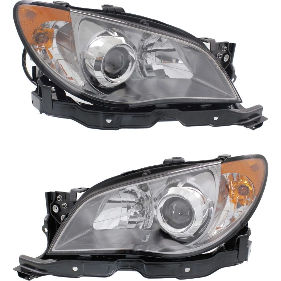 Durable Headlight For 2006 Subaru Impreza Pair Driver and Passenger Side CAPA