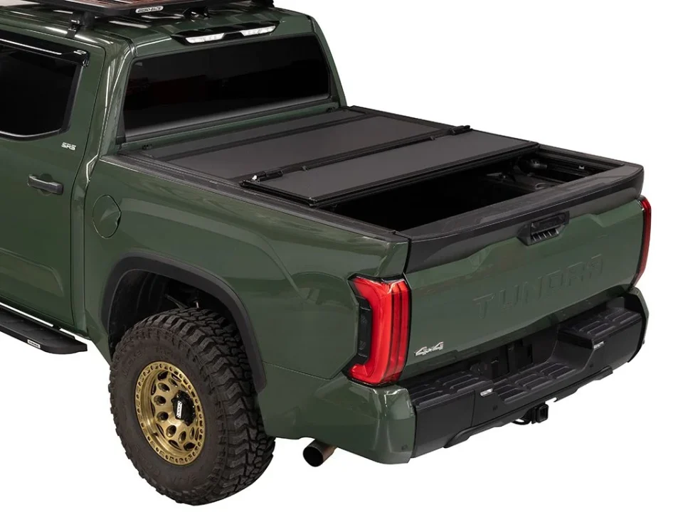 Durable BAK by RealTruck BAKFlip MX4 Hard Folding Truck Bed Tonneau Cover | 448441 | Compatible with 2022 - 2023 Toyota Tundra 6' 7 Bed (78.7)