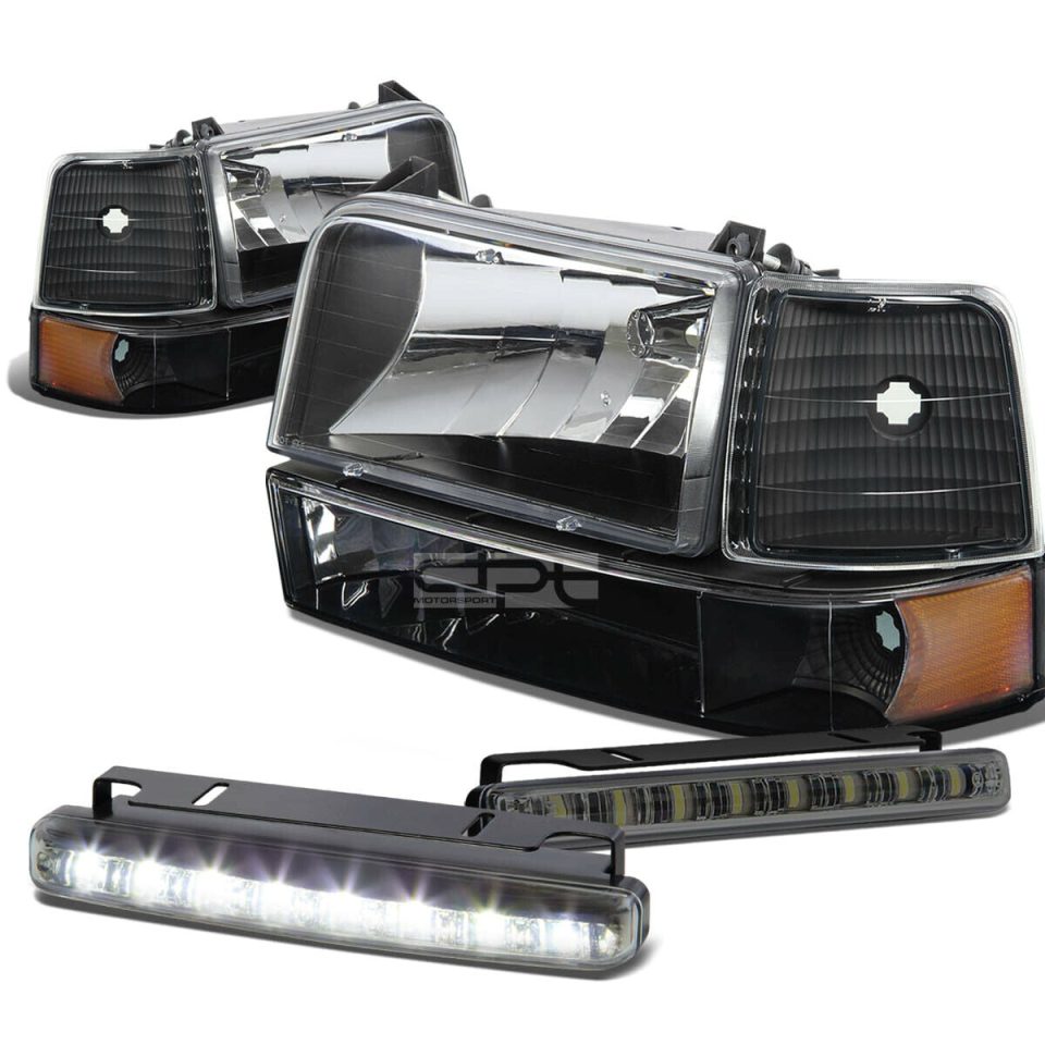 Select Easy-Clean BLACK HOUSING HEADLIGHT+AMBE