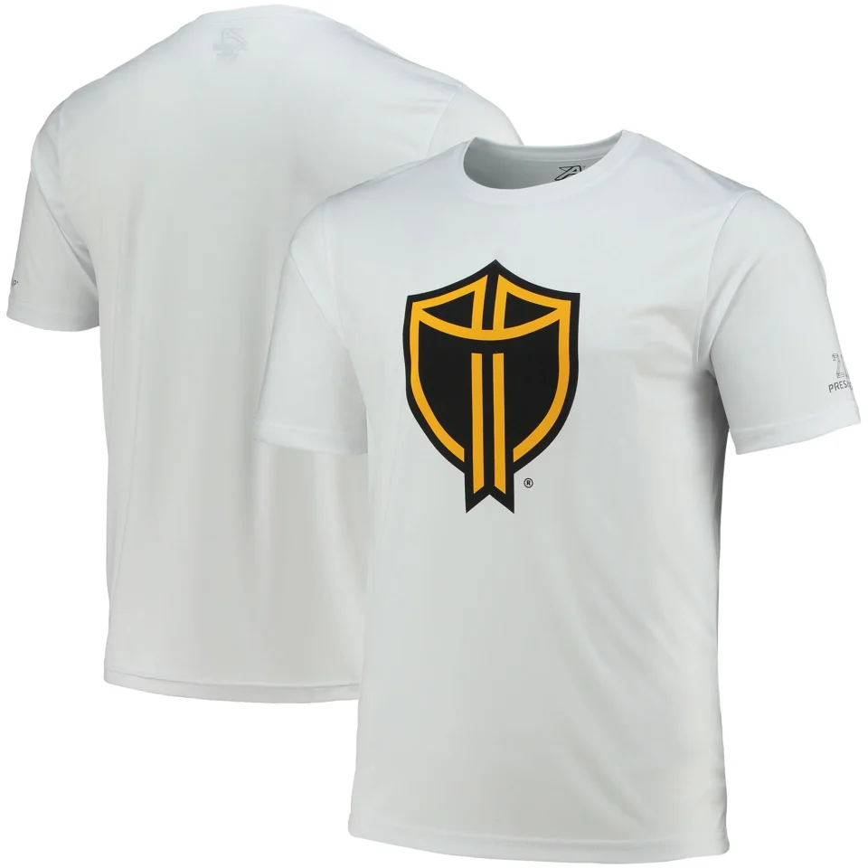 Ceramic Baking Men's Ahead White 2022 Presidents Cup International Team Shield T-Shirt