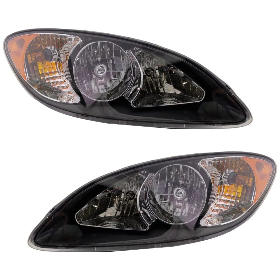 BPA-Free Clear Headlight Set For 2015-2018 International ProStar Left and Right Side Halogen