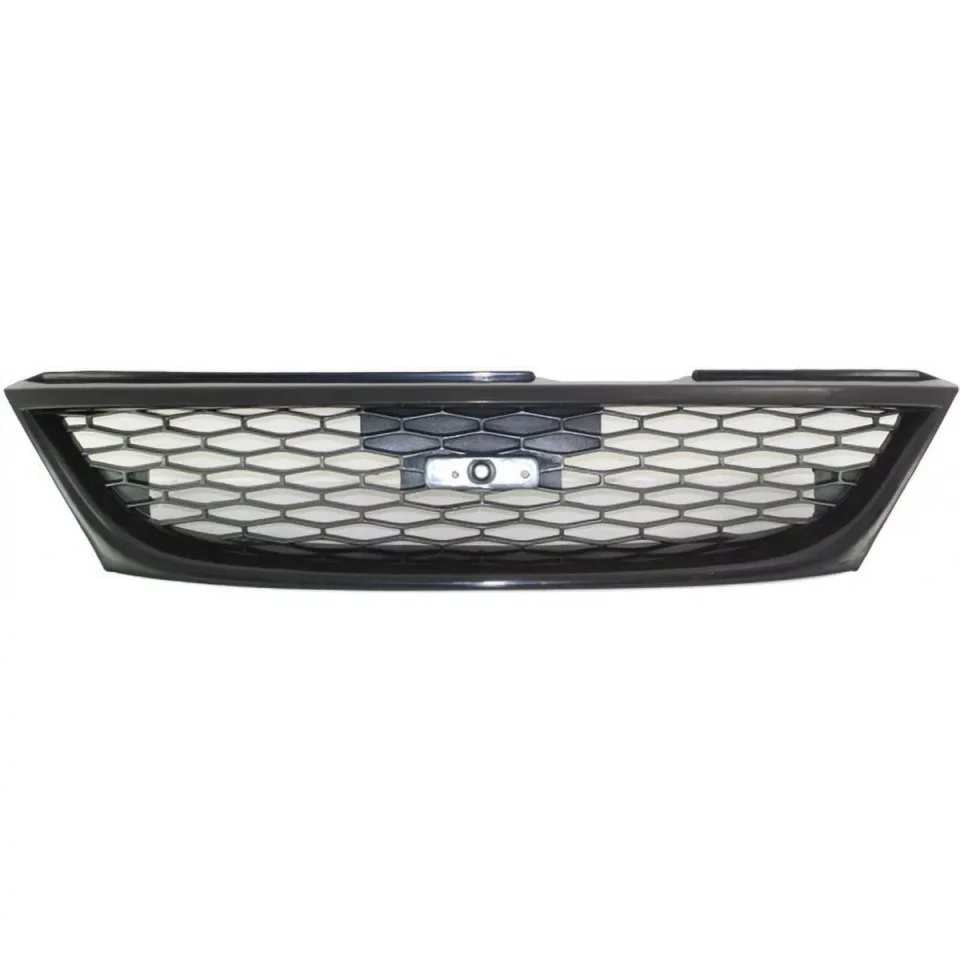Bamboo Space-Saving Fits 98-99 Sentra Front Grill Grille Assembly Textured Dark Gray Shell & Insert