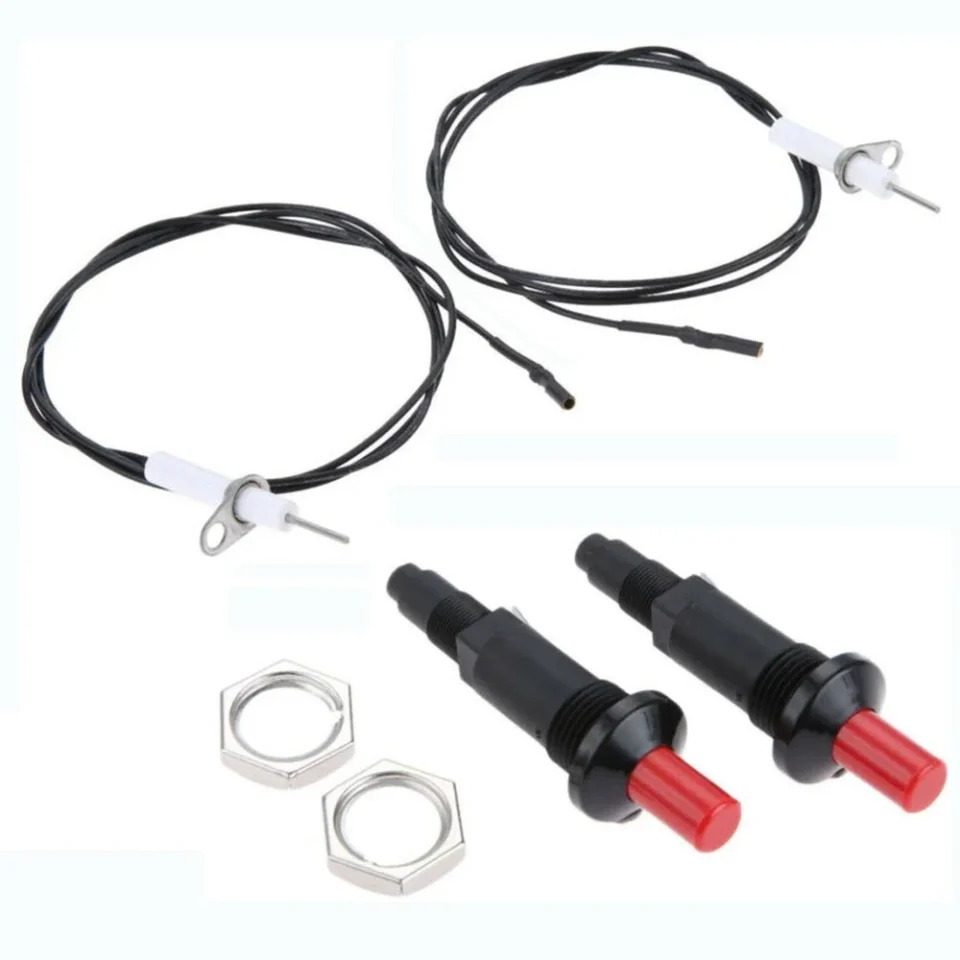 Durable Sufanic 2 Pack Universal Piezo Spark Igniter Push Button Gas Fireplace Grill BBQ Stove