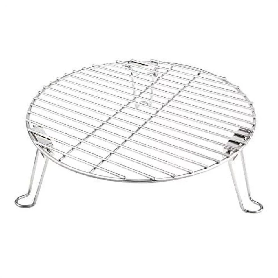 Premium Glossy Mydracas Grill Expander Rack Stack Rack Expansion Grilling Rack Stainless Steel Fit Large & XL Big Green Egg Weber Kettle 22 Inches Charcoal Grill Kamado Joe,18 or Bigger Diameter Grill