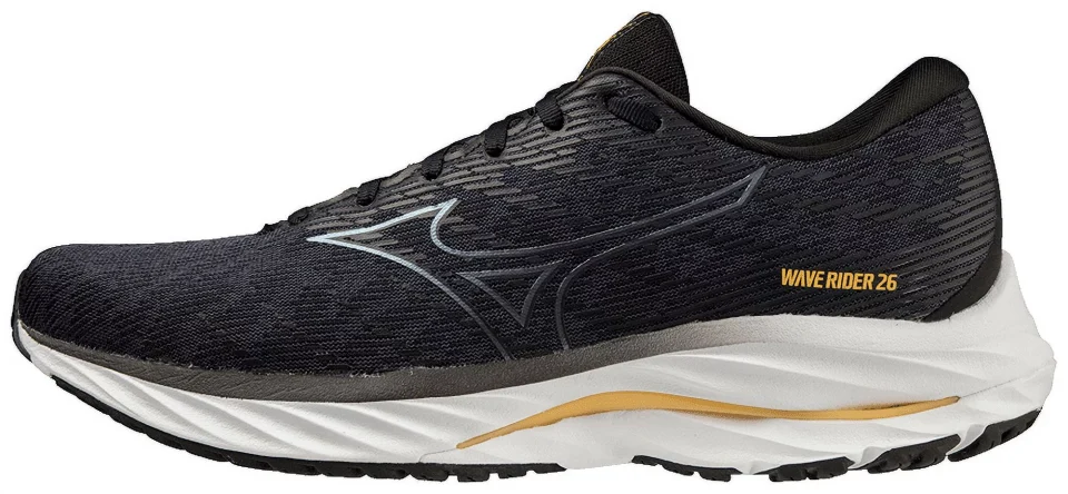 Portable Leak-Proof Mizuno Men's Wave Rider 26 2E Running Shoe, Size 10, Odysy Gry-Mtalc Gry (9Zmg)