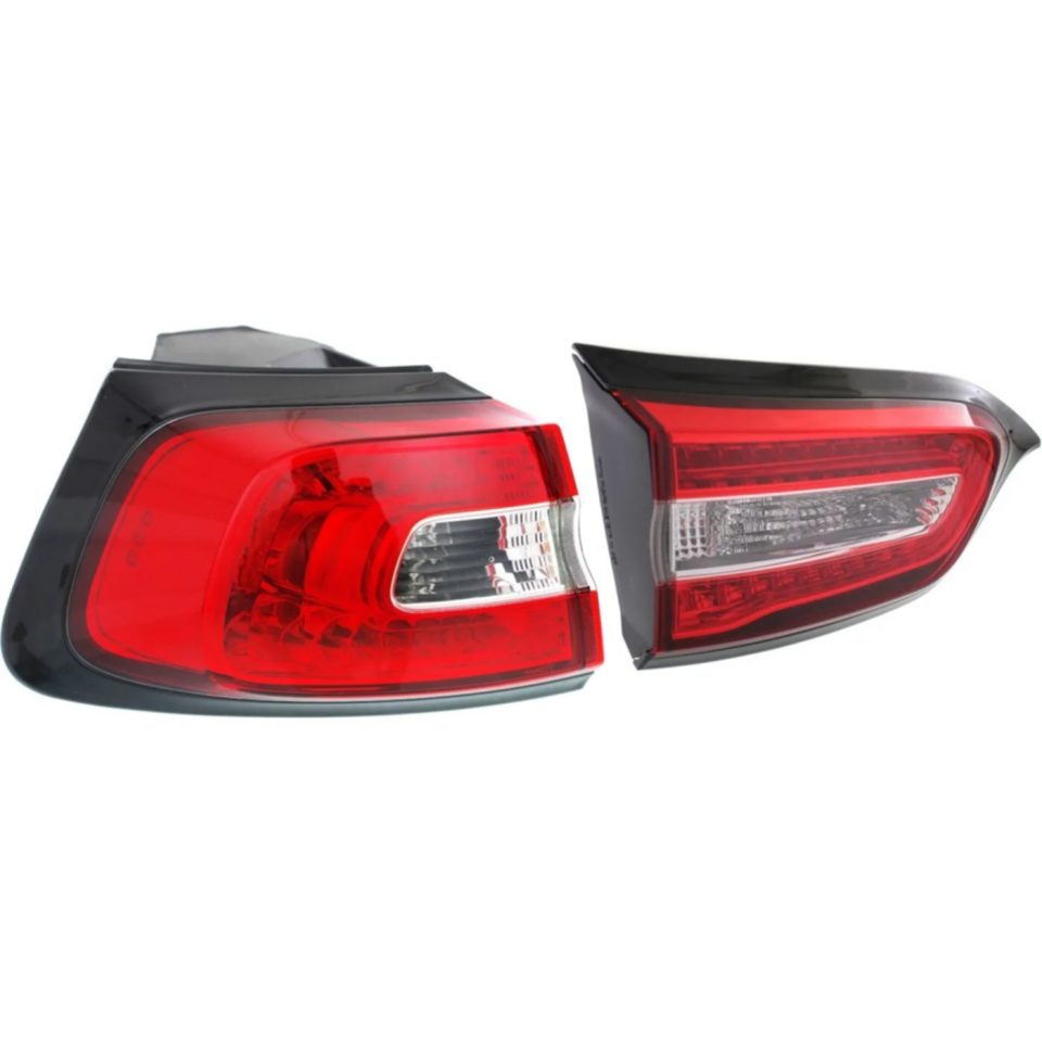 Core Durable Tail Light For 2014-2018 Jeep Cherokee Driver Side Inner and Outer