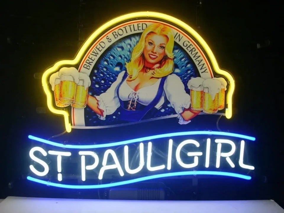 Frosted Travel Michael Scott's St. Pauli Girl Neon Sign