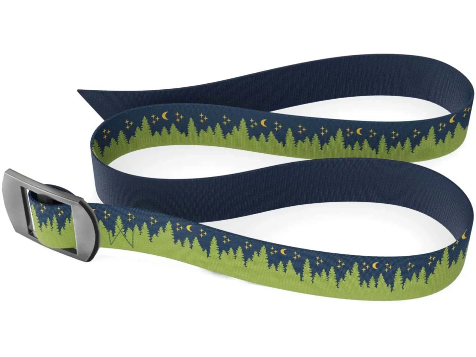 BPA-Free Wingo Outdoors Basecamp Rev Belt, Under the Stars/Navy, One Size, W-BAS-144-143-
