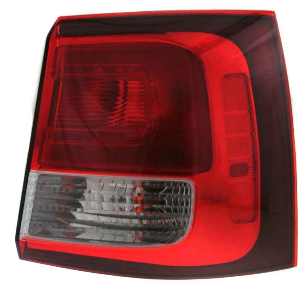 Baking Halogen Tail Light For 2014-2015 Kia Sorento Right Outer Clear/Red w/ Bulbs