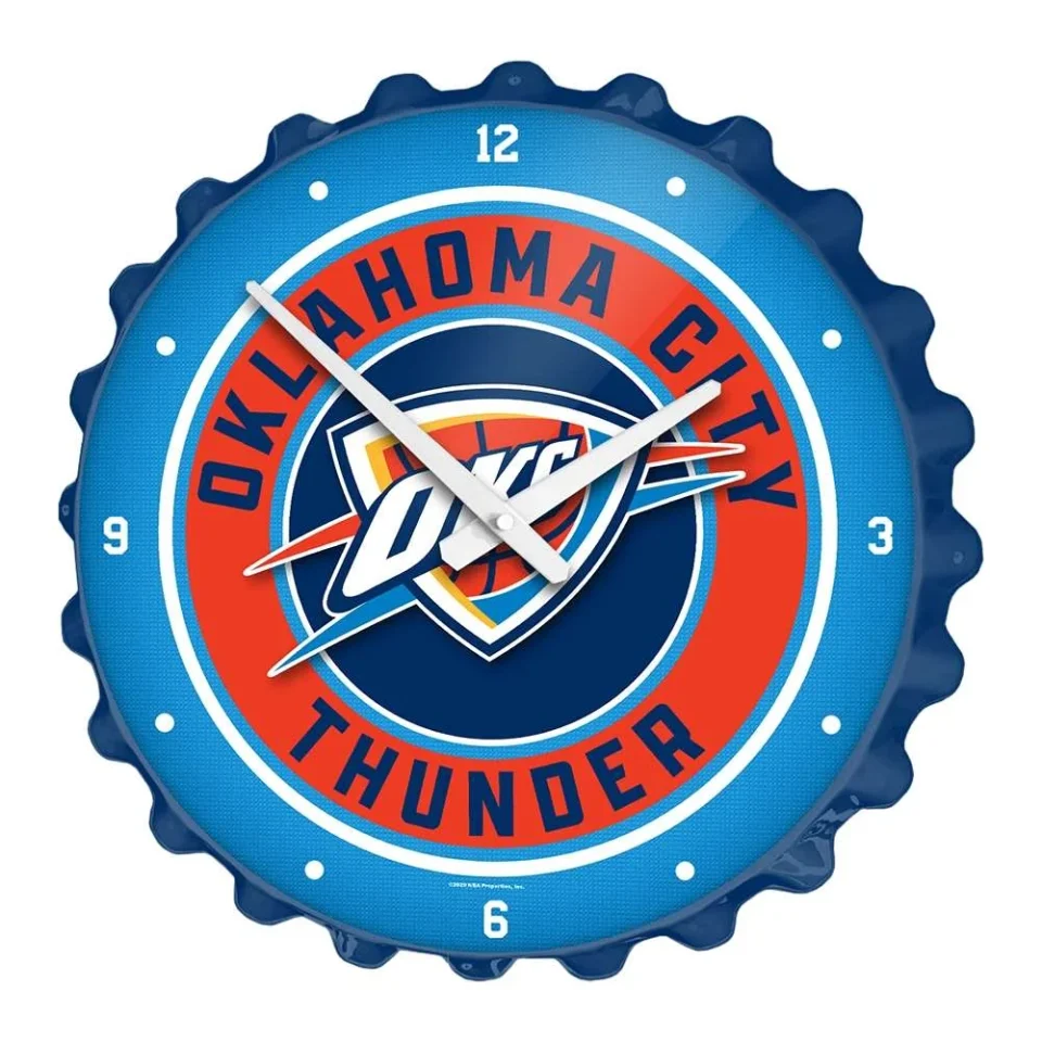 Select Oklahoma City Thunder 18.5 Bottle Cap Wall Clock