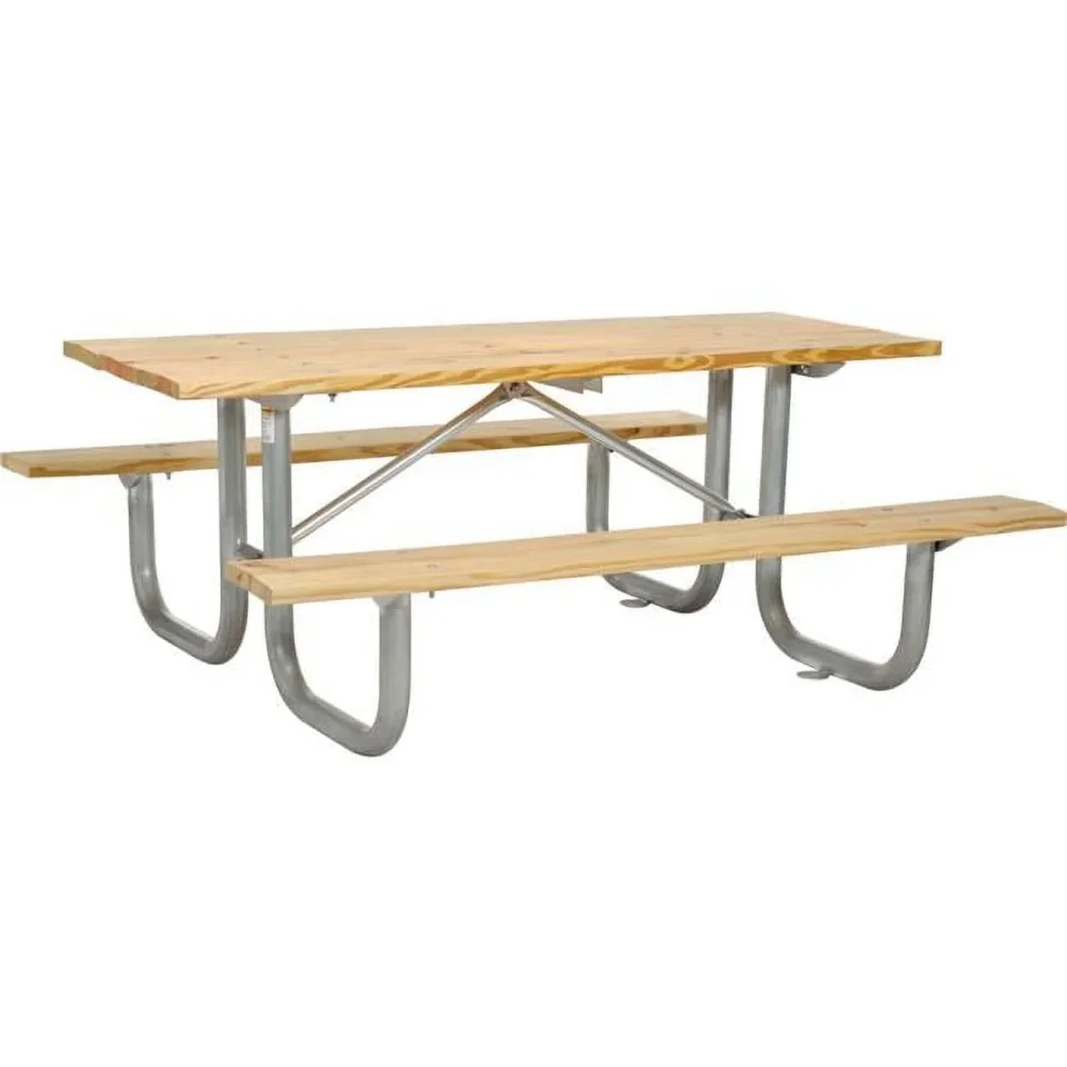 Premium 8 ft. Wood Picnic Table