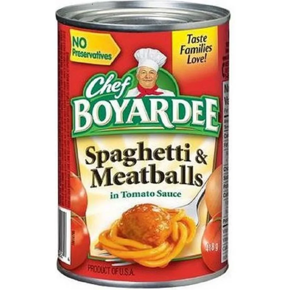Supreme Chef Boyardee Spaghetti and Meatballs (Pack of 10)