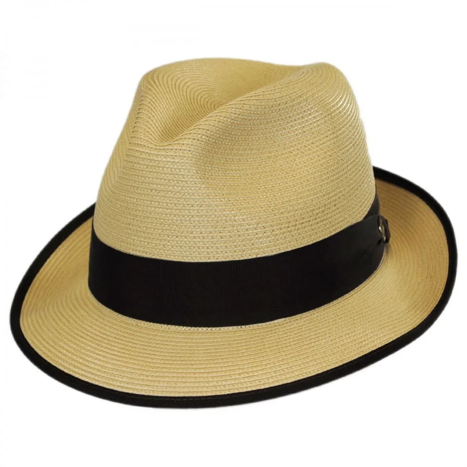 Storage Best-Selling Stetson Latte Milan Fedora Hat SIZE: 7
