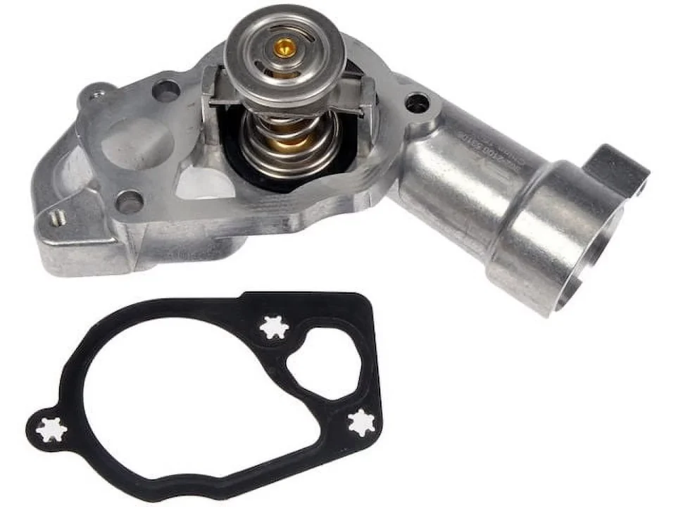 Food-Grade Engine Coolant Thermostat Housing Assembly - Compatible with 2005 - 2008 Buick LaCrosse 3.6L V6 2006 2007